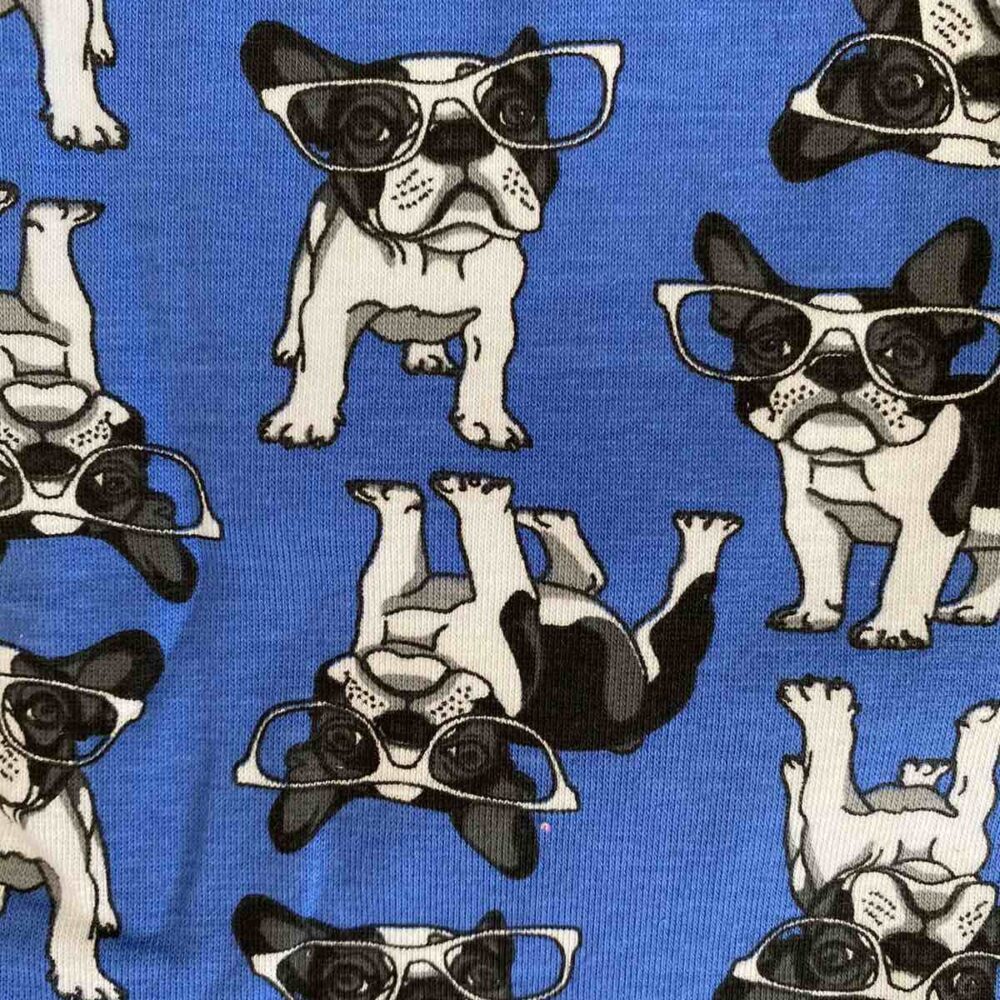 Ανδρικό νεανικό μπόξερ μπλε με σκύλους
