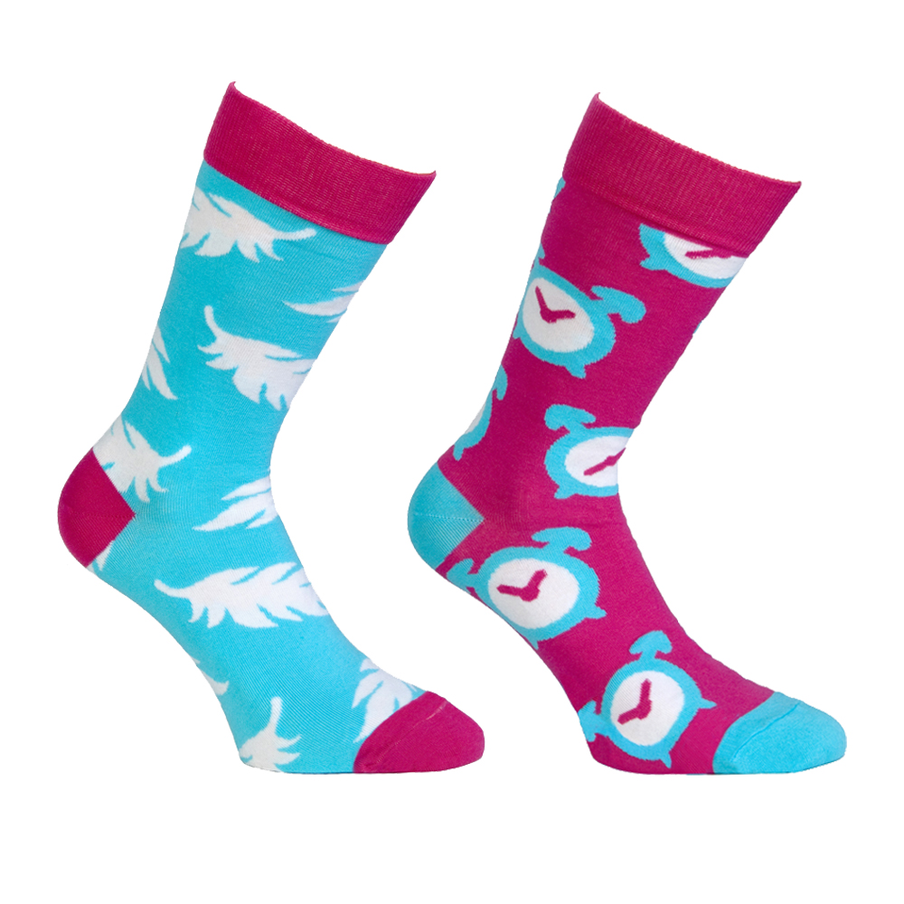 Κάλτσες unisex χρωματιστές με σχέδιο 1 ζευγάρι