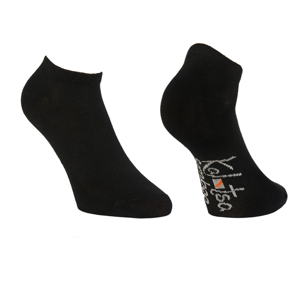 Unisex κάλτσες bamboo 1 ζευγάρι σε χρώμα μαύρο