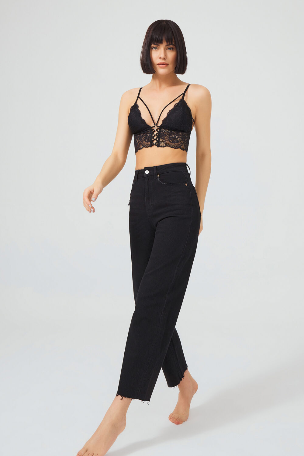 Γυναικείο bralette CottonHill μαύρο