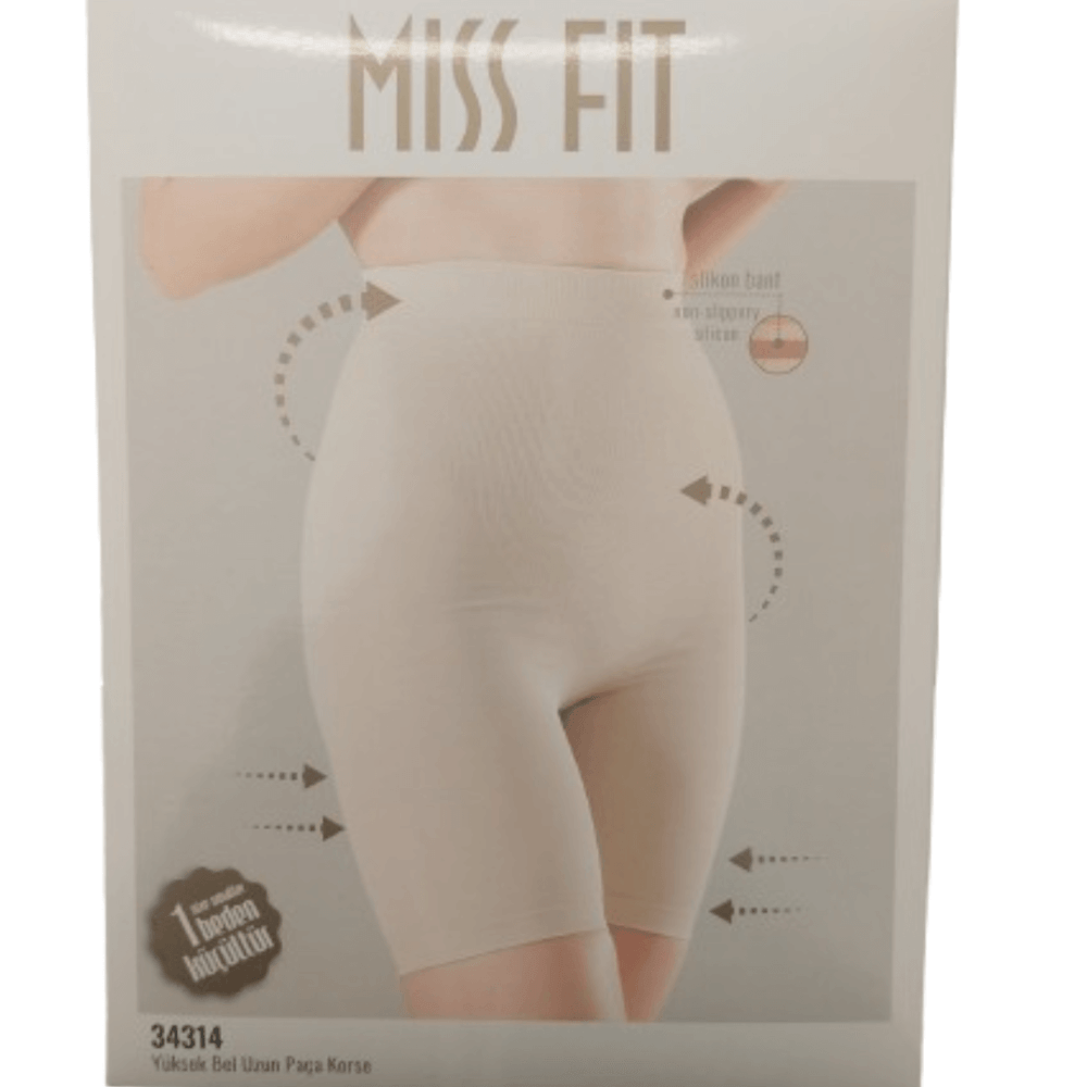 Κορσές λαστέξ Miss Fit μαύρο