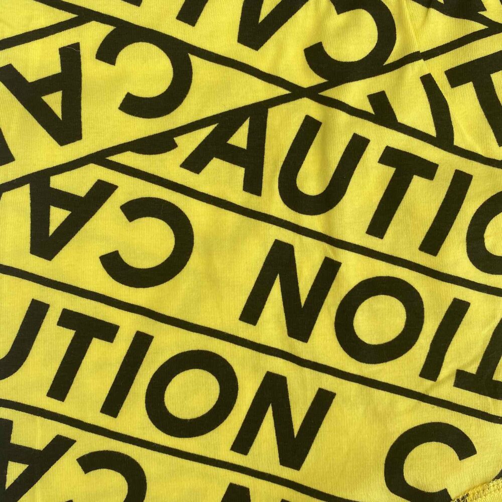 Ανδρικό νεανικό μπόξερ Caution κίτρινο