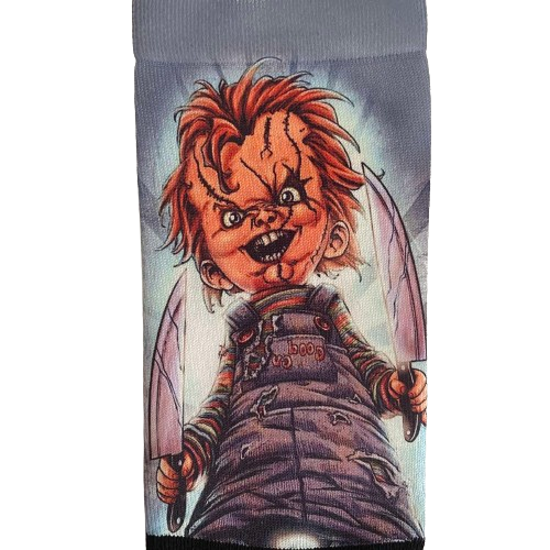Κάλτσες με print Chucky μαύρο