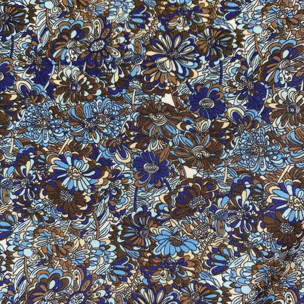 Ανδρικό μπόξερ ποπλίνας μπλε floral