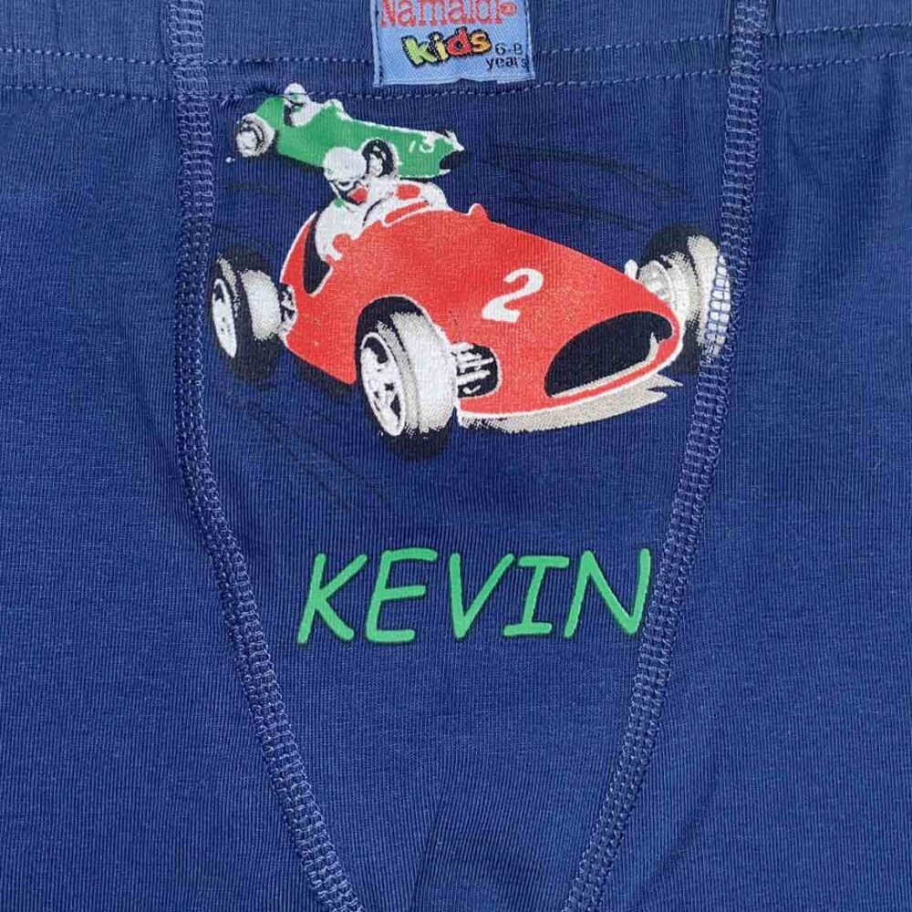 Μπόξερ για αγόρια με race car Kevin