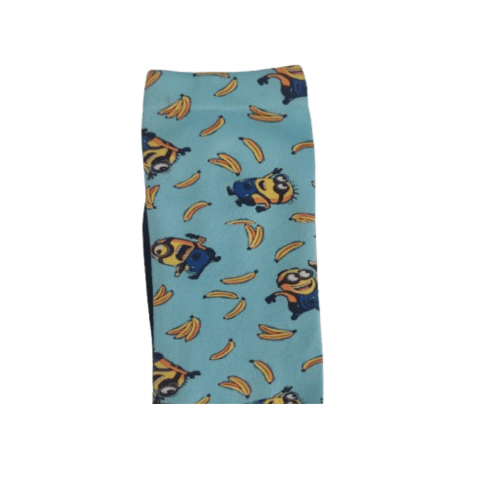Κάλτσες με print minions-μπανάνες