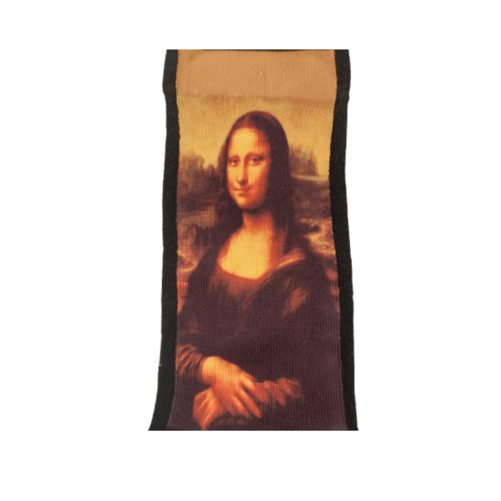 Κάλτσες κοντές με print Mona Liza
